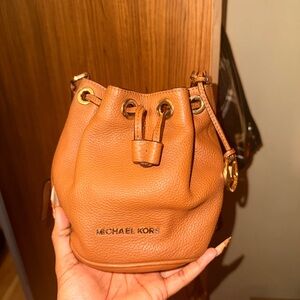 Michael Kors Brown Leather Mini Bag